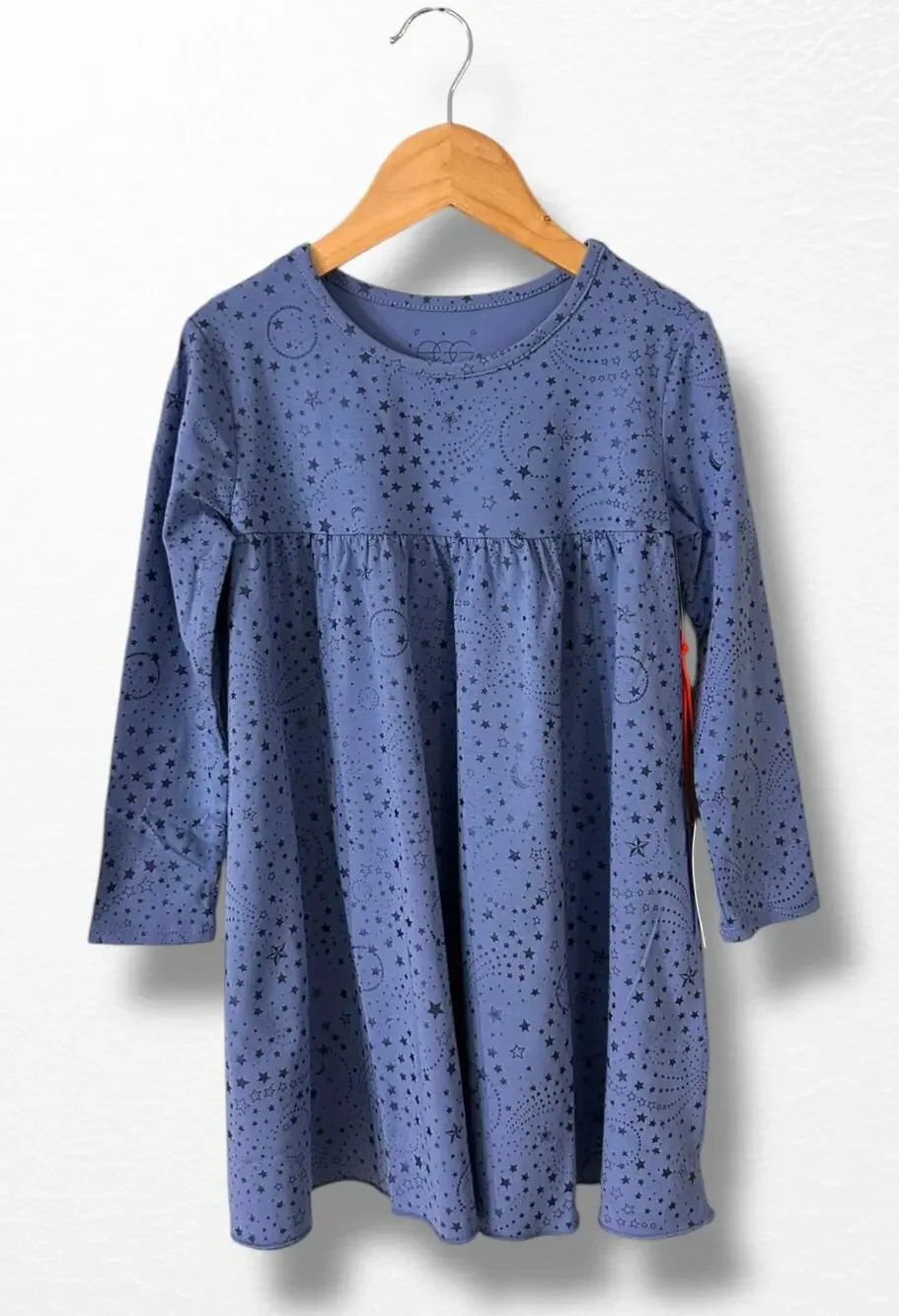 NWT Egg New York Blue Stars Anna Dress, Size 6